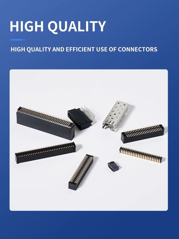 Custom Sample Card Edge Connector Provides Complete and Reliable Signal Connection to Board Peripherals PCB Connector