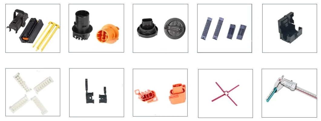Fci ABS/PVC/POM/PP/PA66 Female Car Waterproof Cable Connector Shell BNC Connector Automotive Electrical Connector